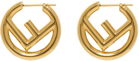 boucle oreille fendi|Boucles d'oreille en acier FENDI pour Femme .